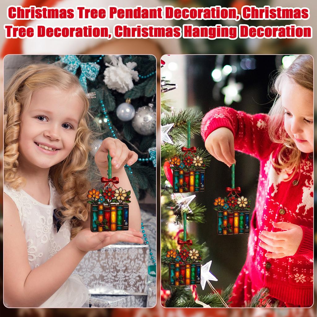 2D Acrylic Christmas Tree Pendant Decoration, Christmas Tree Decoration, Christmas Hanging Decoration, Home Decoration