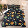 Planet Series Quilted Comforter Set - 3 Piece Bedding Set