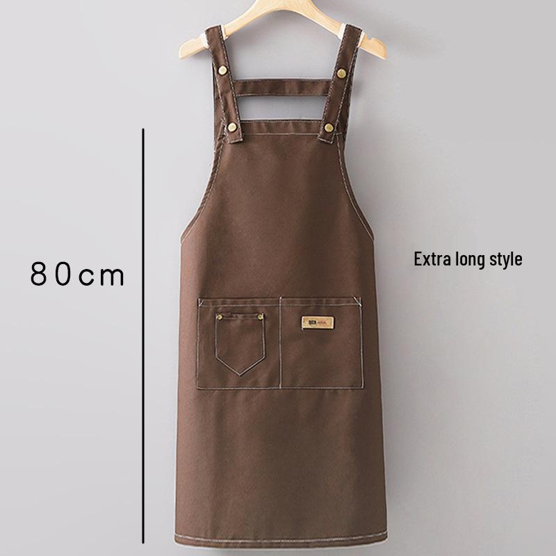 Unisex Canvasförkläde: Snygg, Smutsavvisande, Slitstark, Perfekt för Kök & Restauranger, Egen Logotyptryck Finns