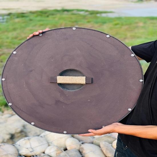 60.96 Cm Viking Round Shield Medieval Warrior Shield Drakkar Wooden Norse Shield Décor Shield Best Gift