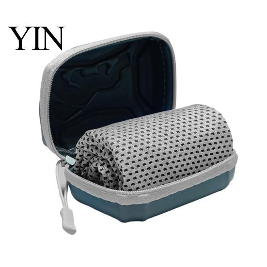 Moisture-wicking Sports Towel 1/5Pcs Cooling with Carrying Case, Quick Dry Absorbent Ice for Neck & Face, Breathable Chilly Sports, Gym, Yoga, Running