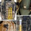 Tactical Ribbon Buckle Binding Retainer Outdoor Bag Fixing Accessory Replacement for Elastic Rope Webbing Buckle