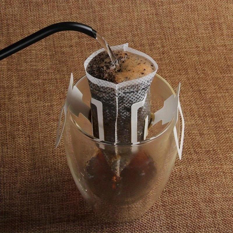 50 pezzi/confezione filtro per caffè a goccia portatile appeso tazza auricolare filtri per caffè carta casa ufficio viaggio preparare caffè e tè strumenti