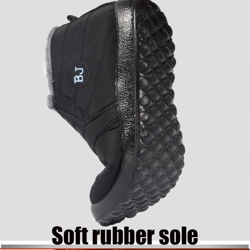 Winter Herren und Damen wasserdichte Schneestiefel rutschfeste warme Winterstiefel