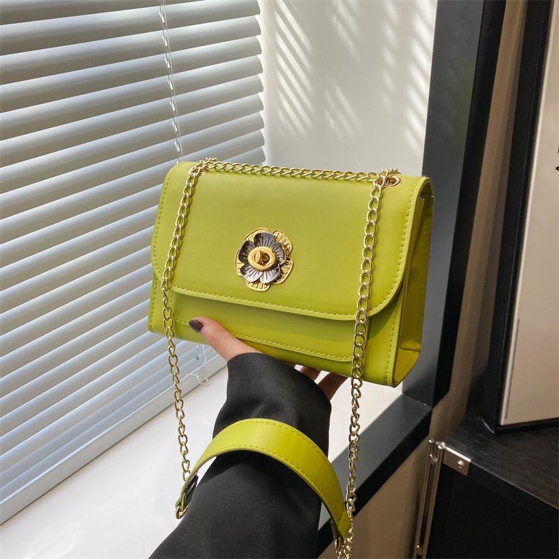 Stylish Korean Fashion 2024 Spring Vintage Solid Color Casual Chic Pu Shoulder Bag