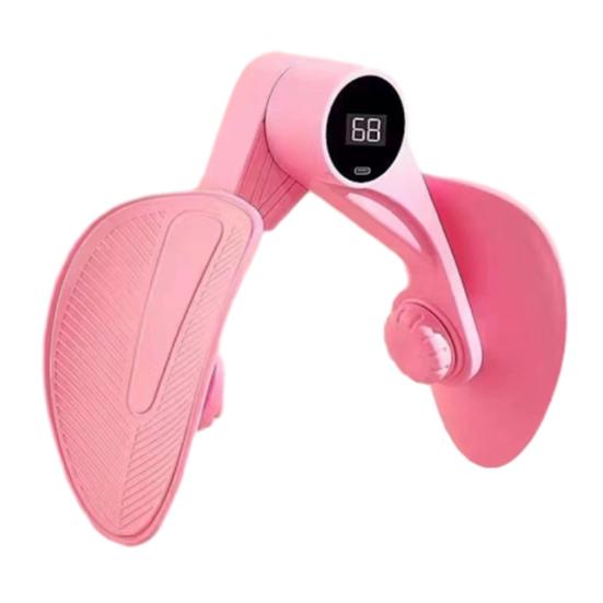 

Тренажер для мышц тазового дна Thigh Master, счетчик с цифровым дисплеем для мужчин и женщин, тренажер для ног, бедер, тонер для домашних тренировок, оборудование для фитнеса розовый