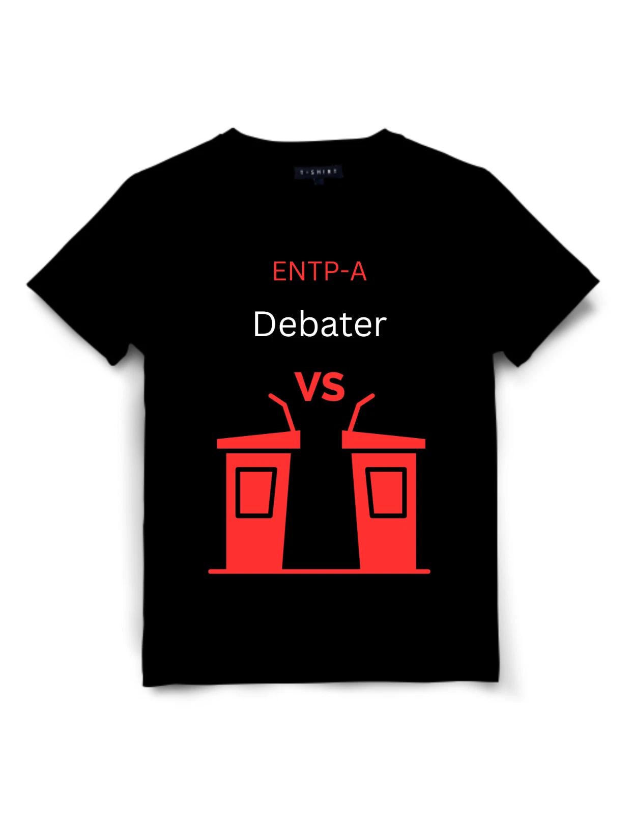 

ENTP-A Debater Personality Type T-Shirt Design Unisex Jersey Short Sleeve Tee XL