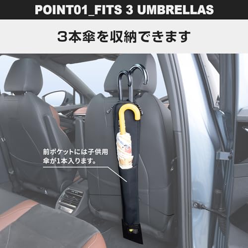 SEIWA OUTDOOR PRODUCTS Umbrella Case (OD48) - Car Accessories - Hanging Type, Stitched, Holds 3 Umbrellas, Easy Access, Umbrella Holder, Umbrella Cove