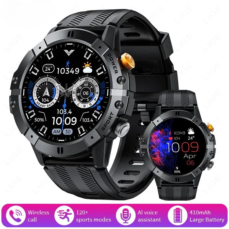 

Smartwatch 1.52 1ATM Waterproof Sports Watch For Men 410mAh Battery Bluetooth Call Heart Rate Health Monitor Smart Watch чёрный