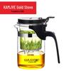 JINZHAO K-200 400ml Glass Press Filter Tea Pot