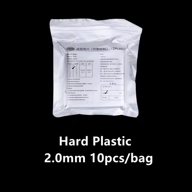 Dentallabor Kieferorthopädische Schiene Retainer Scheibe Tiefziehfolie Weich Hart 1,0/1,5/2,0mm 10/15/20 Stück Thermoformmaterial