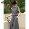 Damen Casual Kurzarm-Oberteil & Rock Set