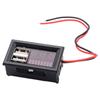 2 In 1 Charger Socket Panel 12V Dual USB Car Socket Charger Socket Power Outlet LED Digital Voltmeter for Truck Car