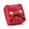Cute Japanese and Korean change bag, soft cowhide mini, earphone key, women's coin lipstick storage bag, small bean bag.
