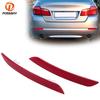 Red Rear Bumper Reflector for BMW 5 Series F10 F18 Sedan 2010 2011 2012 2013 Pre-facelift Tail Warning Lights Strip Decoration