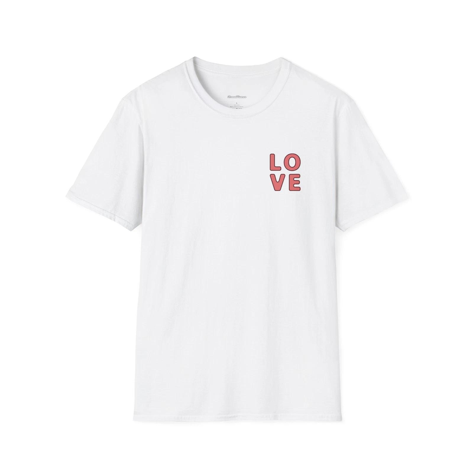 Love Unisex T-Shirt, Valentine Day Tee, Romantic Graphic Shirt 3XL