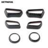 For Toyota Rav4 Rav 4 -2024/Camry 2018-2024 Carbon Fiber Seat Adjust Switch Control Button Cover Trim Interior Accessories