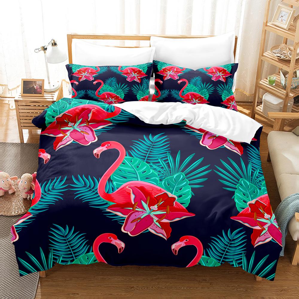 Sada povlečení Firebird Jednolůžko Twin Full Queen King Velikost Flamingo Ed Sada Pro Dospělé Dětský Pokoj Povlaky na Peřinu 3D Tisk Zvíře 033