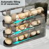 1/2/3Pcs Fridge Egg Holder Large Capacity Multi-layer Transparent Design Stackable