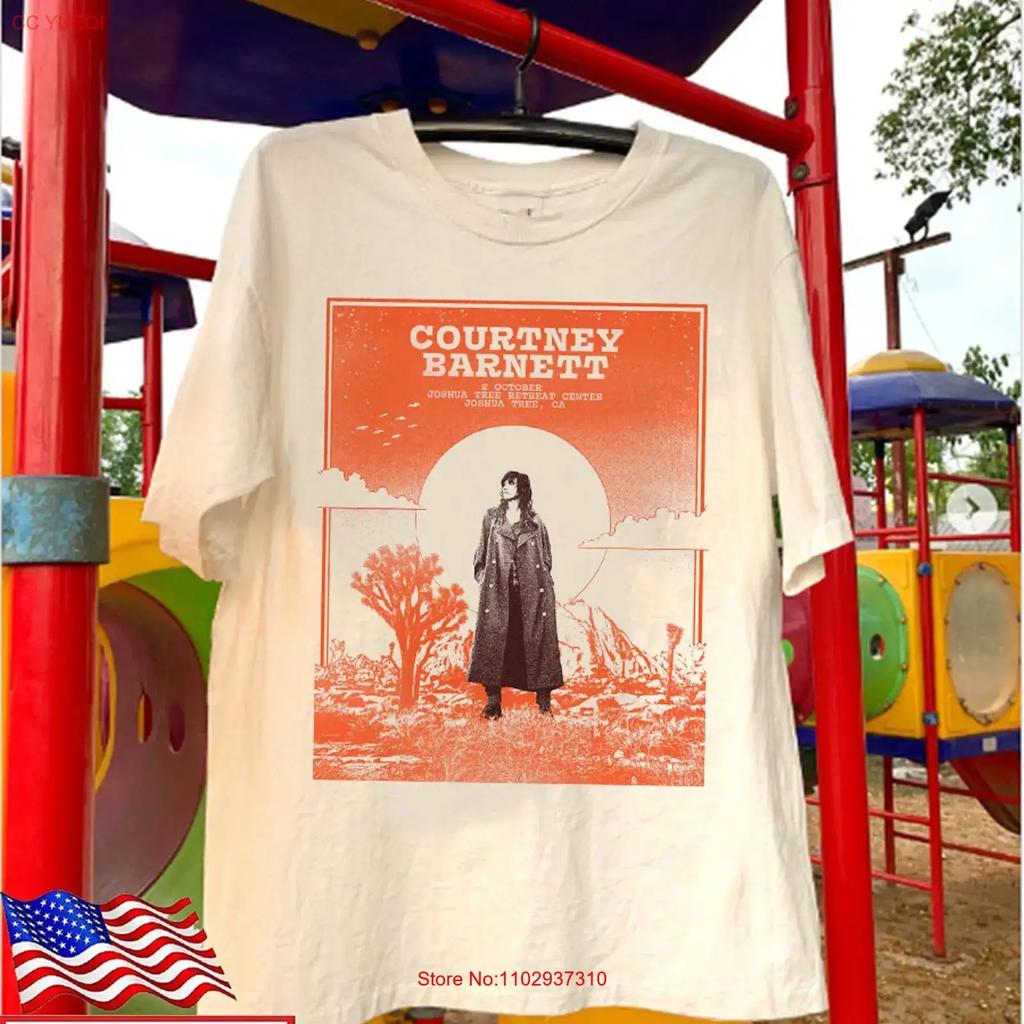 Courtney Barnett Live In Joshua Tree T Shirt Size S 5xl Vintage Designer Clothes Breathable Casual Top For Everyday Wear