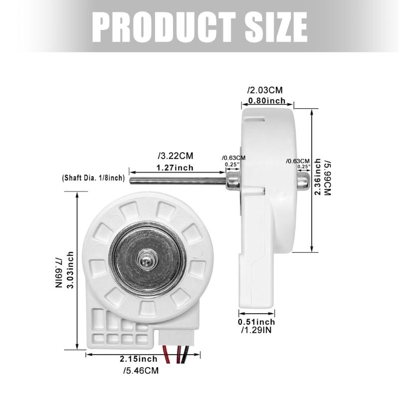 Refrigerator Blower Repair Kits 12V 4W Refrigerator Evaporator Fan Motor For BCD-330WTV 50240401000p Easy to Use