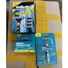 Gillette Mach 3 1 Handle + 5 Razor Heads Classic Safety Razor Blades Straight Shaver for Men