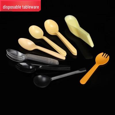 Cuillères à dessert jetables en plastique Sufeng Space
