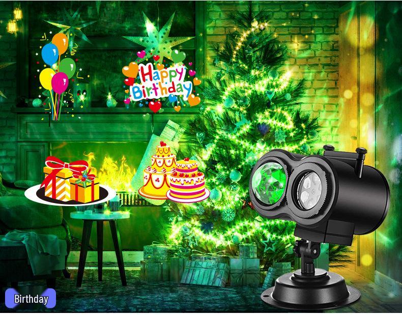 Bright Outdoor Waterproof Snowflake Projector Light for Christmas & Halloween