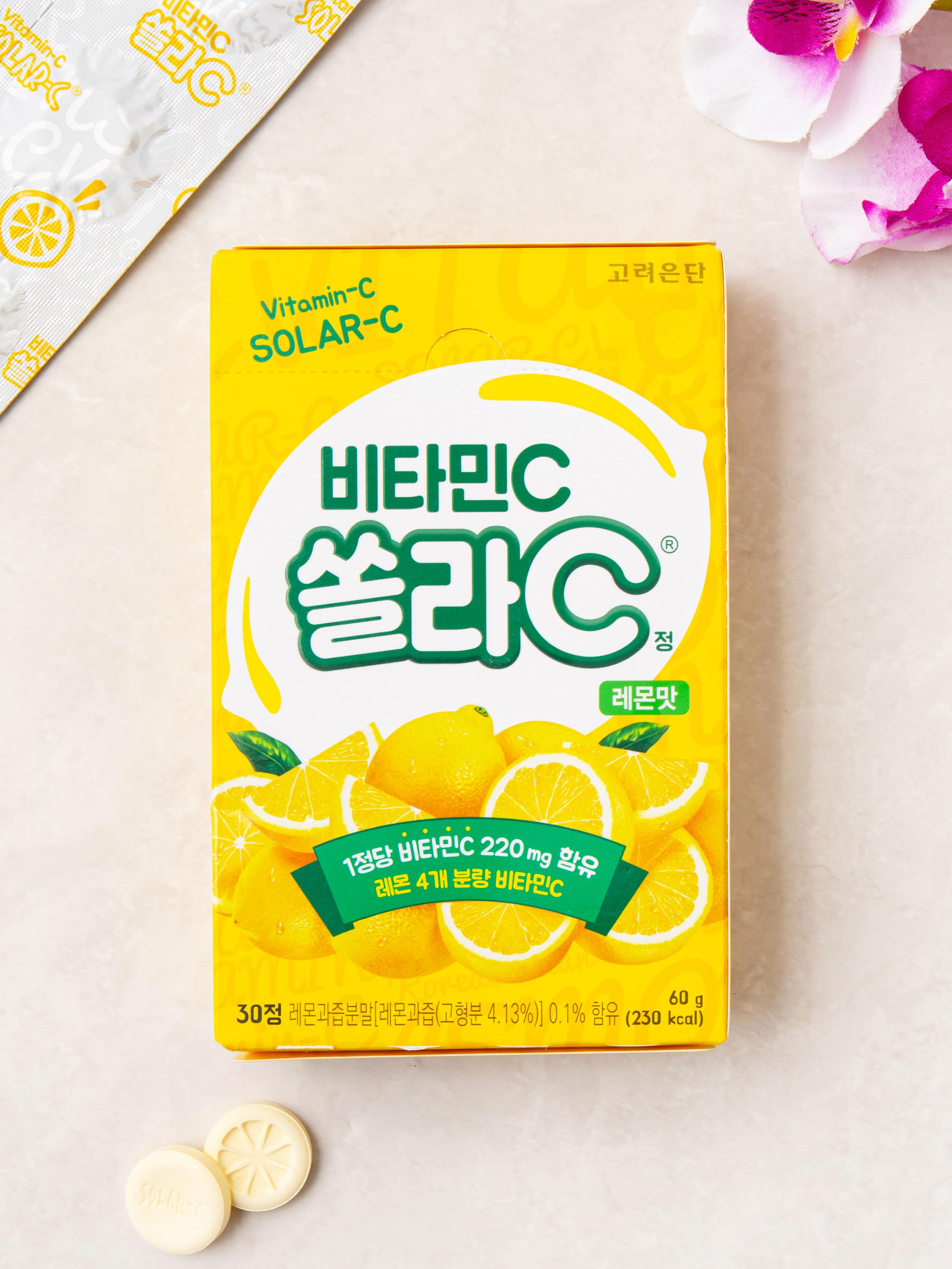 

Sola-C Lemon Flavor Vitamin C Tablets (30-Count) 1ea