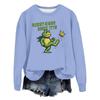 Women's Fashion Casual Long Sleeve Loose Printed Sweatshirt