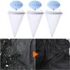 3Pcs Pet Hair Remover for Laundry Reusable Washing Machine Floating Lint Mesh Bag Pet Hair Catcher for Washing Machine