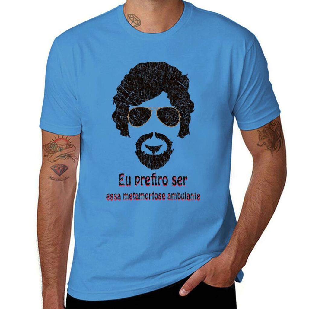 Raul Seixas Tshirt Summer Clothes Customs Design Your Own T Shirts For Unisex Graphic
