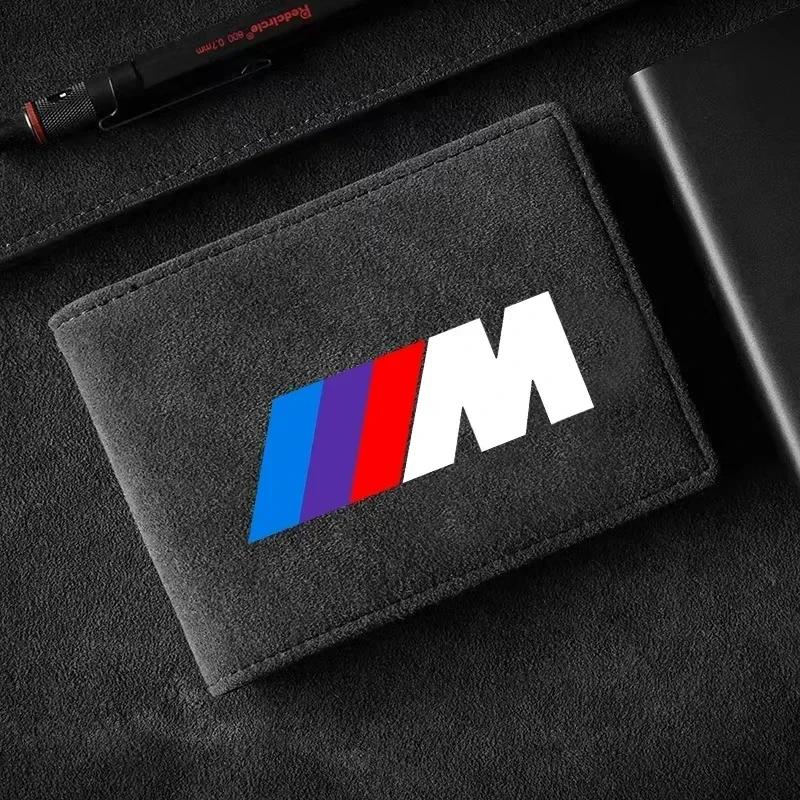 

Для BMW M Кожаный Портативный Держатель Водительского Удостоверения Автомобиля Сумка для Карт из ПУ Кожи для BMW M2 M3 M5 320 325 E28 E30 E34 E36 E39 E46 E52 E5