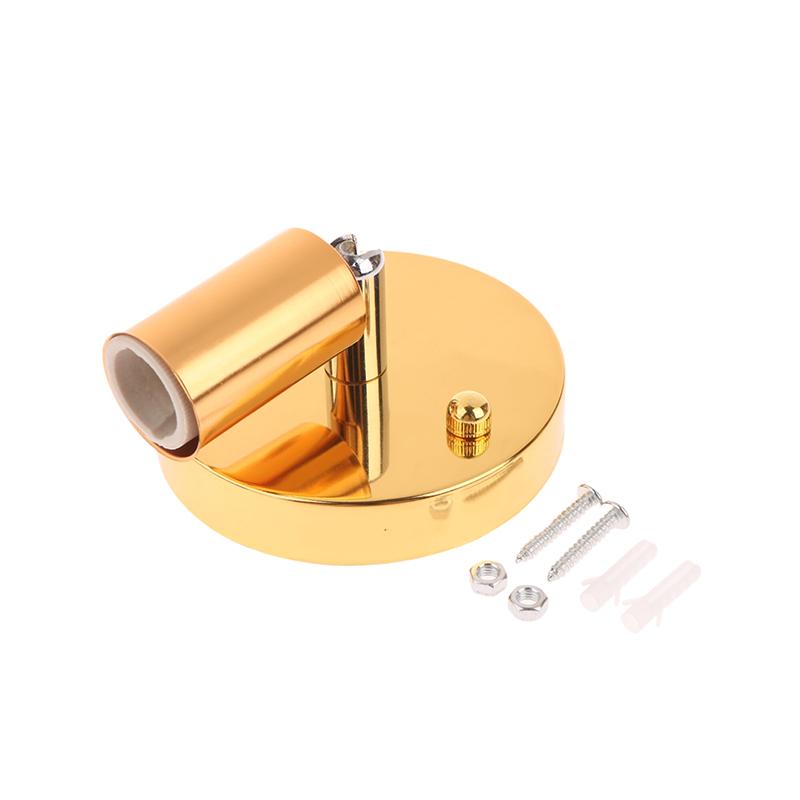 1 Set Socket Holder Adapter Iron Celling Light Sconces Vintage E27/E14 Wall Lamp 180 Degree Rotation Adjustable Metal Lamp Base