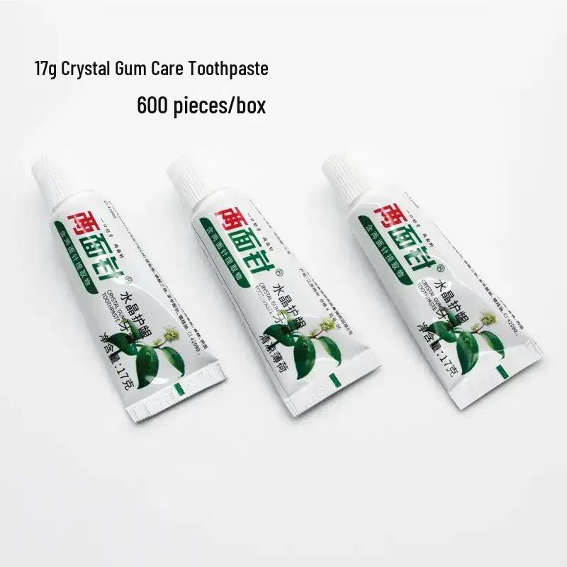 Disposable 3g Toothpaste for Gum Protection with Lid - Ideal for Bath Travel, Hotel, Guest House