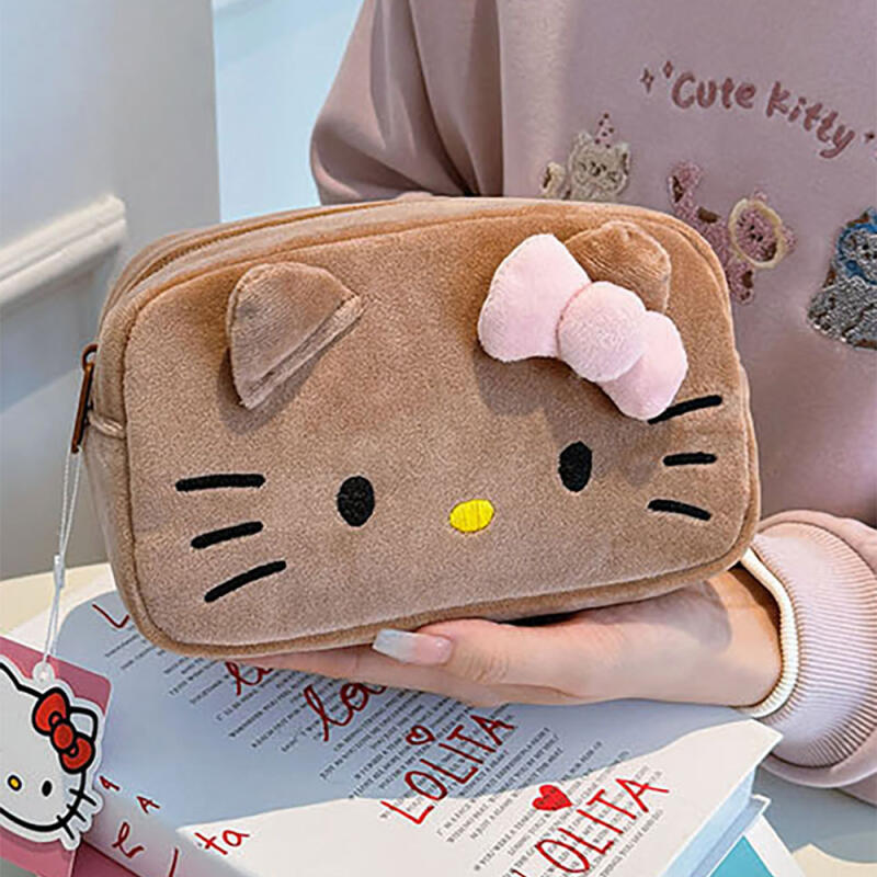 Sanrio Kitty Tanning Kitty Face Square Pouch (2 Types)