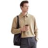 Herren Langarm Business Casual Poloshirt