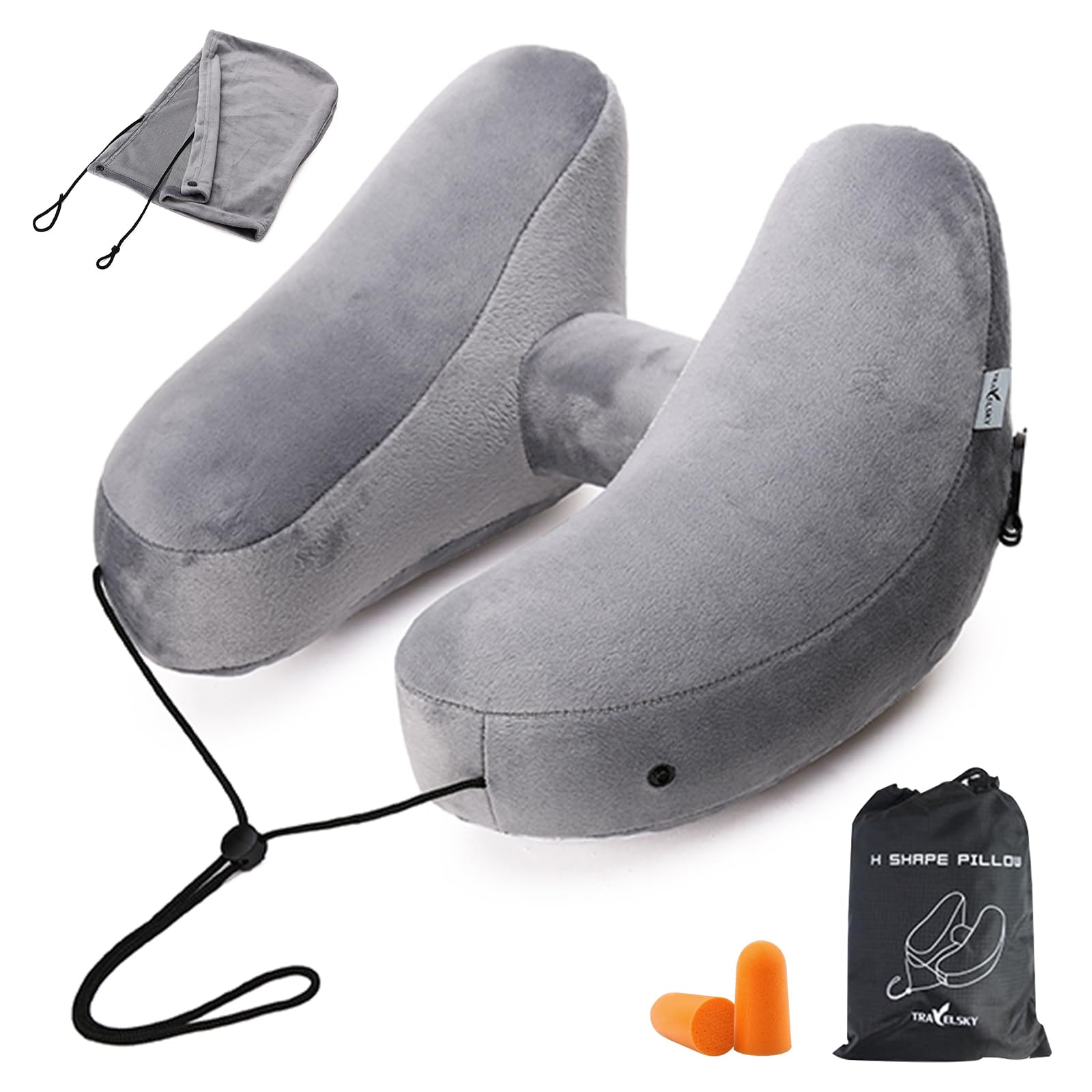 

TongWey Шея Ванная Самолет Шея Снимает Шею Ночь Пена с Памятью Ультра Путешествия Капюшон Воздух Идеально для Бизнеса и Ночи Портативный Путешествия с