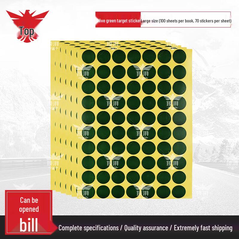 Dingpai Round Target Training Patches