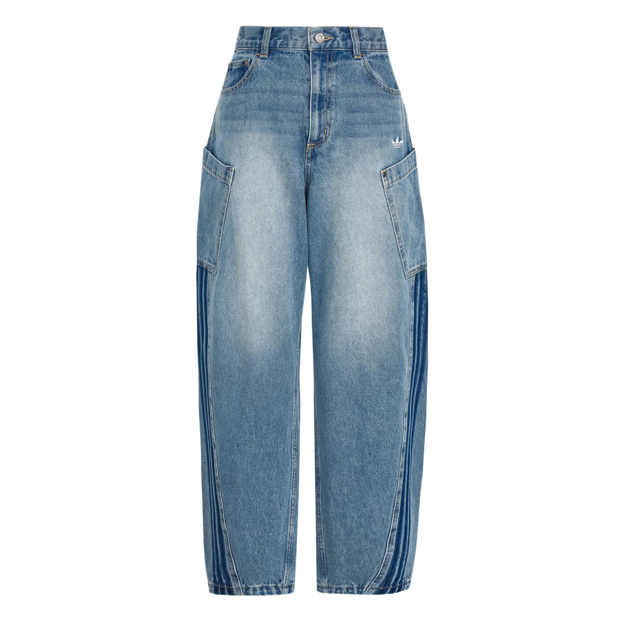 Джинсы-джоггеры Adidas Originals из денима Свободные Удобные Повседневные Джинсы Женские брюки KR2628 25