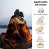 1pc Ox Printing Lightweight Flannel Blanket, Comfortable and Warm Blanket, for Camping Sofa Bed and Couch Office, Suitable for Gift Blankets