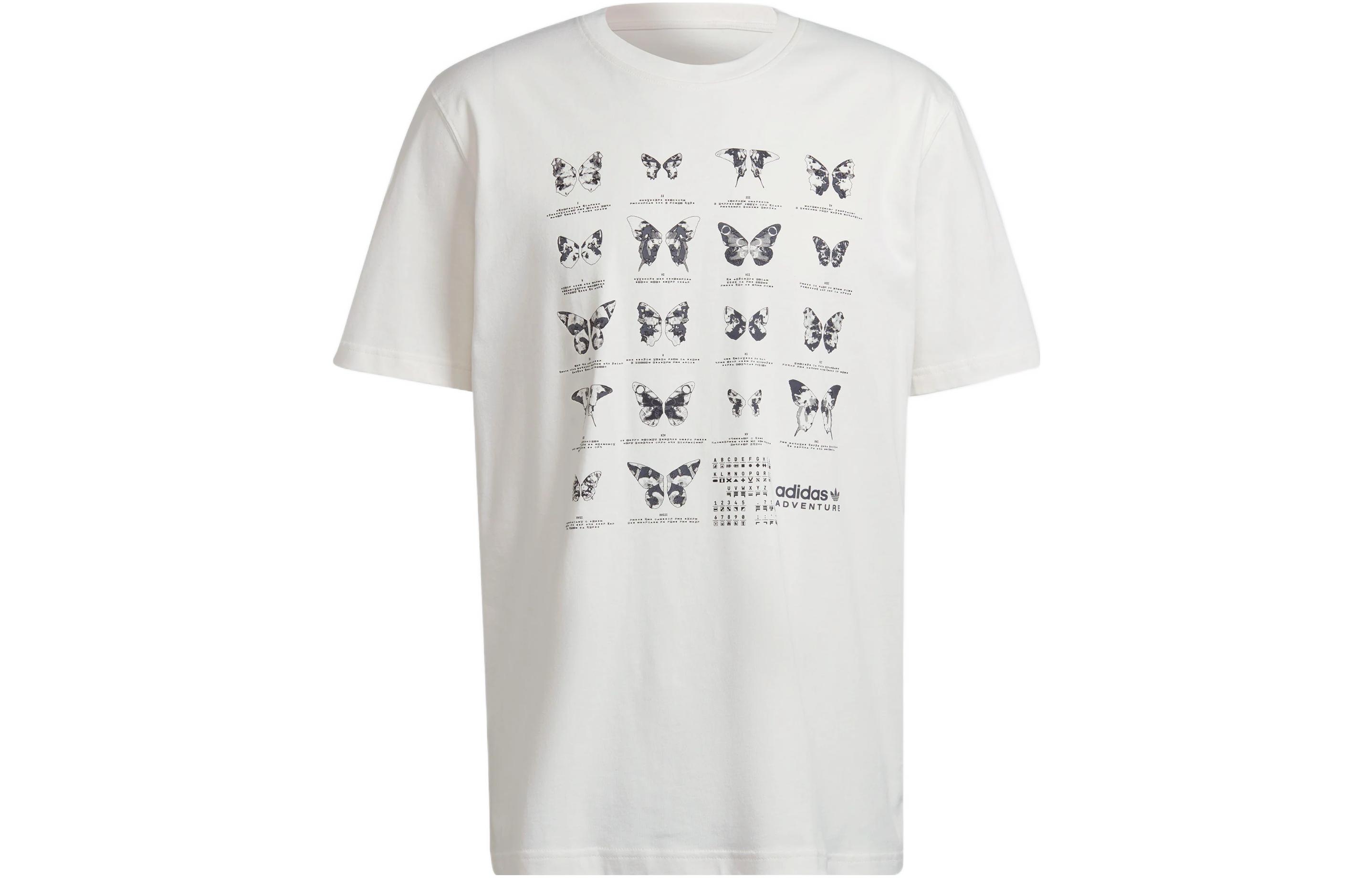 

Adidas Originals Adventure C Butterfly T Shirt Men s White HF4801 XL