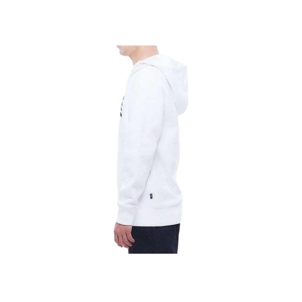 Vans Klasická mikina s kapucňou z fleecu s logom Unisex mikiny Biela VN0A3TXIWHT