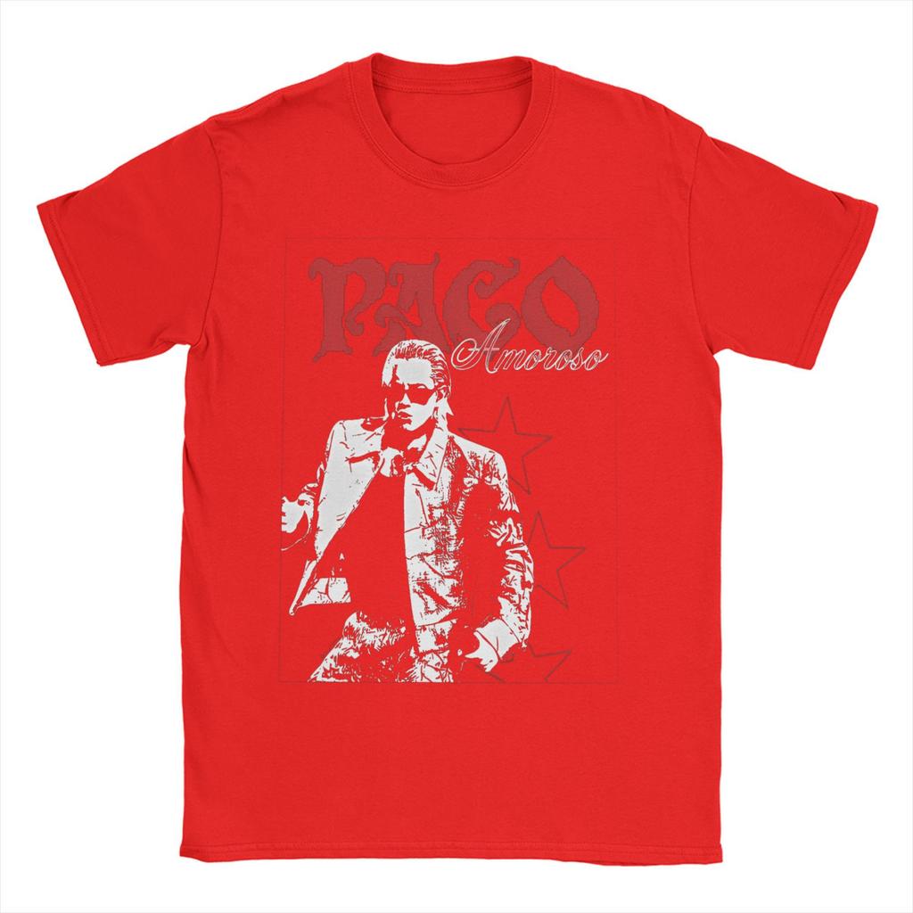 Increíbles Camisetas del Tour Papota de CA7RIEL y Paco Amoroso para Hombre Cuello Redondo Camiseta 100% Algodón Camisetas de Manga Corta Tops Clásicos