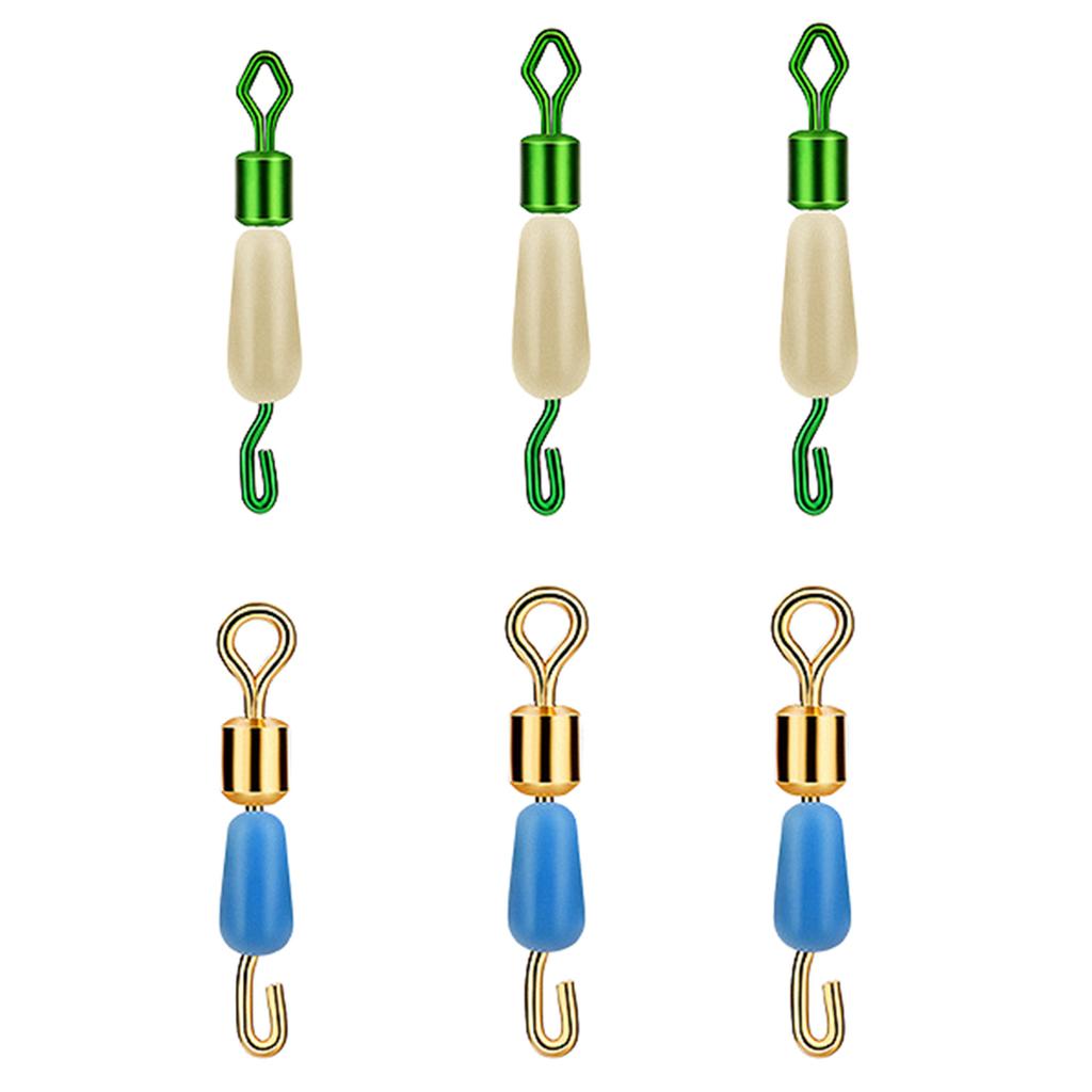 High Strength Fishing Swivels and Snap Swivels, Heavy Duty Ball-Bearing Swivels with Welded Rings for Saltwater Fishing