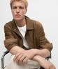 Massimo Dutti Lightweight Suede Leather Overshirt