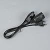 EU-Standard E27 Lampenfassung mit 303 Schalter und zweipoligem Rundstecker-Kabel