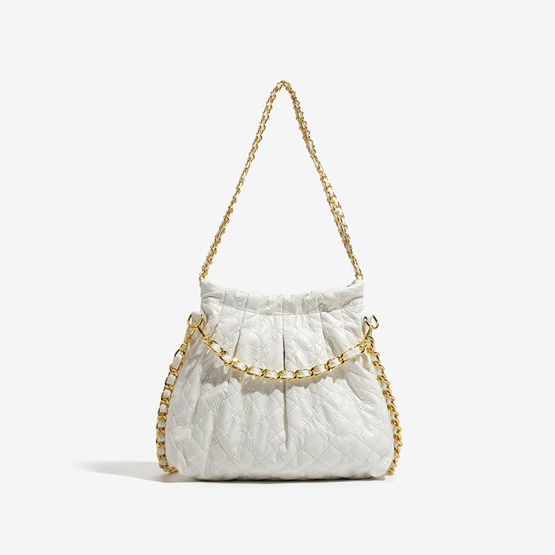 

Ромбовидная сумка-тоут, сумка большой вместимости, женская сумка, сумка-цепочка для матери и ребенка, сумка через подмышку, универсальная сумка через плечо для женщин