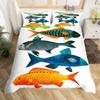 Fishing Soft Duvet Cover Set Twin King For Young Boys Men Rustic Fisherman Warm Comforter Cover Microfiber Wild Cabin Fishing Theme Beding Set