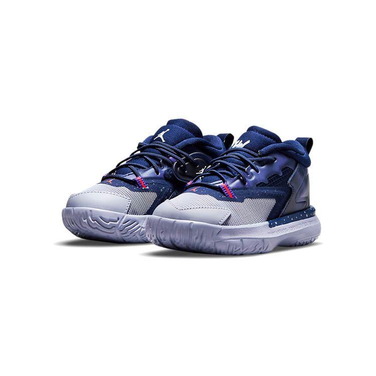 Air Jordan Zion 1 TD ZNA Baby Sneakers Blue Blue-Void Fierce-Purple DC2023-400